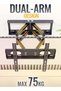 TV Bracket Tilt Swivel approx 32-65 Inch for LED LCD OLED Curved and Flatscreens R28 Wall Mount Universal for VESA 200x200-400x400 - 7