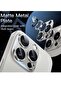 Camera Lens Protector for iPhone 15 Pro/Pro Max, Full Coverage 9H Tempered Glass, White - 2