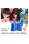 Case, Light Weight Shockproof EVA Foam Protective Tablet Stand Cover Holder for Apple iPad Air/ Air 2 iPad 9.7 2017/ 2018 - Cute Butterfly, Blue - 5
