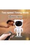 Star Projector Night Light with Timer, Remote Control and 360°Adjustable Design, Astronaut Nebula Galaxy Night Light Projector for Children Adults Baby Bedroom, Party Room and Game Room - 3