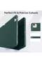 Pine Green Slim Trifold Case for iPad Air 13" M2 (2024) & iPad Pro 12.9" (6th/5th/4th Gen) with Pencil Holder - 8