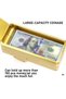 Golden Money Shooter, Make it Rain/Spray Money Gun Paper Playing Toy, Handheld Spray Cash Gun for Game, Movies, Party Supplies - 2