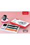 ST12 Smart Watch 2.2 Inch Full Screen Display With 4G SIM card Support 3 Pair Straps and Wireless Charger For Ladies and Gents Black - 4