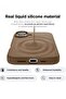 Liquid Silicone iPhone 16 Plus Case Cover - Full Body Protection, Shockproof, Slim, Anti-Scratch, Soft Microfiber Lining (Brown) - 2
