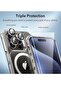 for iPhone 15 Pro Max Case, MagSafe, 2 Screen & 1 Camera Lens Protectors, Clear - 5