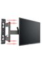 TV Wall Mount Bracket with Full Motion Swing Out Tilt for Most 32"-58" LED LCD OLED Plasma Flat Screen Monitor Up to 31Kg 400X400mm - 5