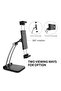 Desktop Tablet Stand 360 Degree Rotating Adjustable Phone Stand Live Streaming Holder for Phone/4inch to 13inch Tablet Black - 2