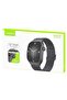 MW28 Smartwatch with 2.2-Inch Curved Touchscreen, Customizable Straps, Sleek All-Day Wearable for Men & Women, Includes Charging Cable, Elegant Black - 5