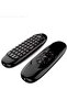 English-Arabic Fly Air Mouse T10 2.4Ghz Wireless Remote Control T10 With 3D Gyro Motion Gyroscope Mini Keyboard For All Black