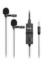 BY-M1DM Dual Lavalier Microphone – Professional Dual Omni-Directional Clip-On Lapel Mic