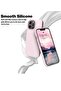 Designed for iPhone 14 Pro Max Case, Silicone Shockproof Slim Thin Phone Case for iPhone 14 Pro Max 6.7 inch (Chalk Pink) - 2