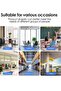 Security Light Camera Smart Wireless WiFi Full Color Bulb Camera 2.4GHz 360-Degree Panoramic IP Camera – Pack of 10 (E27) - 4