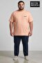 Men's Large Size Ar Printed 3Xl-6Xl Crew Neck T-Shirt Spr26Bts510-01