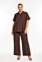 Textured Wrinkled Fabric Soft Double Set Short Sleeve Shirt and Pants Set