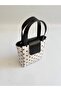 İpek Model Hand and Women's Shoulder Bag White Polka Dot - 2