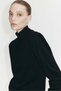 Fine-knit turtleneck top - 2