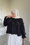 Molly Nelly Women's Ruffled Sleeve and Waist Summer Blouse - 5