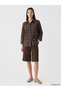Ozmarka New Season Brown Square Embroidered Women's Shirt - 2