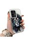 Infinix Note 50 Pro 4g Compatible Silicone Edge Hard Back Case Couple Phone Case Lion Pattern