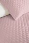 Pudra Minimal Young Girl's Room Single Pique Set - Quilted Pink 160X220 cm Bedspread - 3