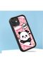 Tecno Spark 40 Compatible Black Panda Pattern Camera Protective Case Silicone Couple Phone Case - 7