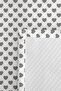 Gray Heart Modern Young Room Single Pique Set - White Minimal 160X220 cm Quilted Bedspread - 7