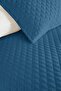 Blue Modern Young Room Single Pique Set - Navy Blue Quilted 160X220 cm Seasonal Bedspread - 3
