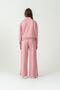 Top Front Half Zippered Streetwise Style Boston Printed Side Embellished Girls' Tracksuit Set - 5