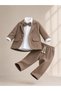 Boy's Washington Jacketed Bow Tie Suit 100% Cotton - 6