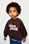 Embroidery-detail cotton sweatshirt