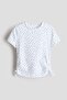 Drawstring-detail cotton top