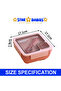 - Lunch Box With 2 Compartments, Spoon And Fork - Pink - 1100ml - 6
