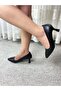Women's Flora Black Skin 6 cm Thin Heeled Stiletto