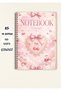 Hearted Cherry Themed Notepad 50 Sheets / 100 Pages, A5 / Wire Spiral Czgsz0011
