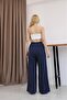 Aurea Women's Comfortable Tencel Pants with Elastic Waist and Wide Legs - 8