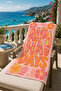 Good Days Text and Floral Patterned 70X150 Beach Towel, Suitable for Summer Seaside and Pool Use - 6