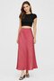 Women Solid Maxi Skirt, Mauve - 2