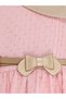 Girls Embellished Festive Dress with Bow Belt - 5