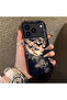 iPhone 17/18 Pro Max Compatible Silicone Edge Hard Back Case Couple Phone Case with Evening Pattern - 3