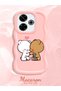 Redmi 13 Compatible Case Camera Protector Pink Silicone Couple Phone Case Cute Pattern - 2
