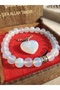 Moonstone Natural Stone Necklace with Wooden Box, Bracelet Set - 2