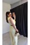 Women's V-Neck Ruffled Flounce Stylish Transparent Blouse - 3