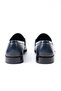Genuine Leather Navy Blue Moccasin Classic Men's Shoes - K01 - 4