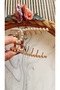 Large size pearl metal buckle (11 cm) - 3