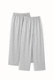 2-Pack/Set Unisex Men'S/Women's Regular Fit/Comfortable Cut/Molded Multi-Color Pipe/Straight Leg Sweatpants - 3