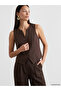 Nevavm Women's Classic Vest with Linen Blend with a Difference