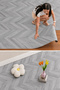 Premium Self-Adhesive Wood Herringbone Parquet Look Pvc Floor Wall Cabinet Covering - 2