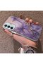 Samsung Galaxy M15 Compatible Silicone Edge Hard Back Case Couple Phone Case Butterfly Pattern - 2