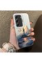 Tecno Camon 40 Compatible Silicone Edge Hard Back Case Couple Phone Case Tower Pattern - 3