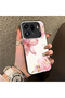 Oppo Find X9 Pro 5g Compatible Silicone Edge Hard Back Case Couple Phone Case with Floral Pattern - 3